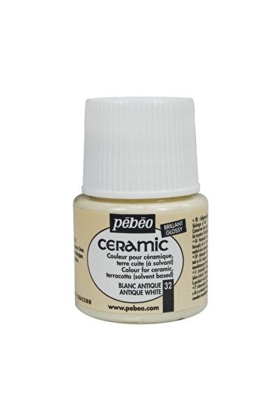 Pebeo Ceramic 32 Antique White Seramik Boyası 45 Ml