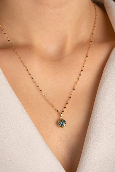 YAVUZ KUYUMCULUK 14 Ayar Altın Aynalı Zincir Kafes Göz Kolye