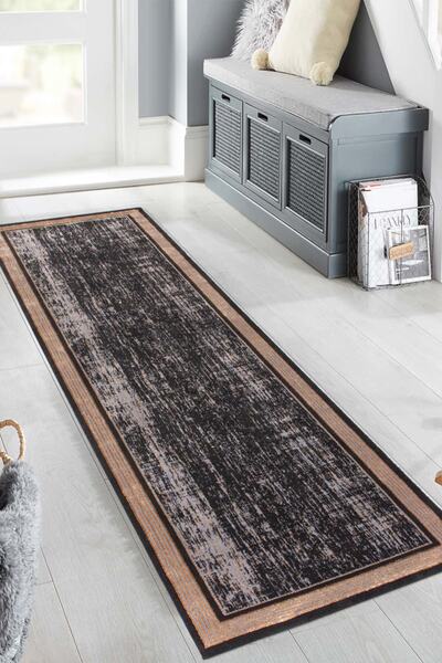 Payidar Halı Elit G6755 Antrasit Bakır Dokuma Yolluk Halı