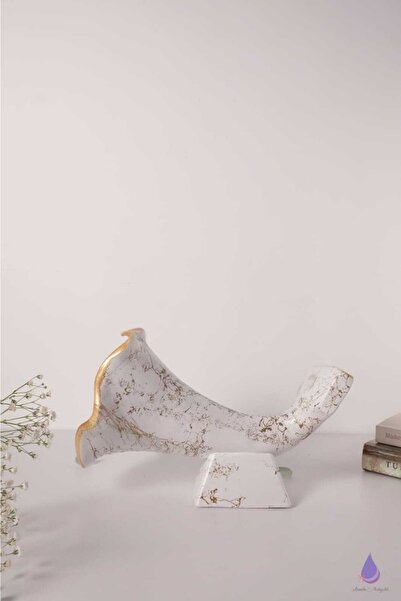 By Damla Collection Handmade Akustik Seramik Döküm Cep Gramafonu