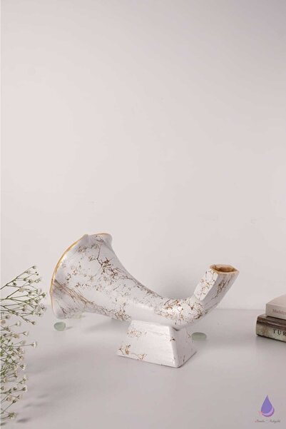 By Damla Collection Handmade Akustik Seramik Döküm Cep Gramafonu