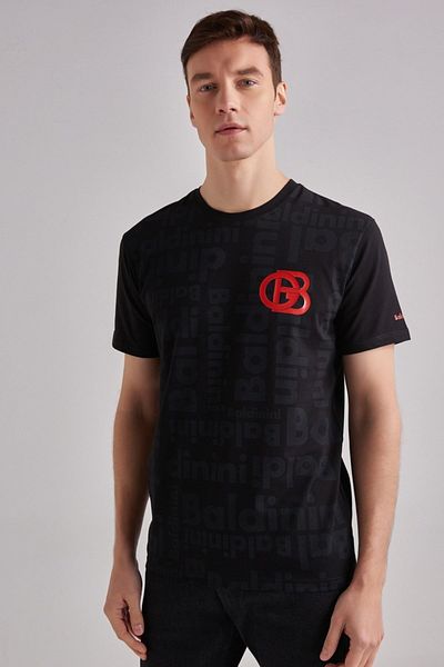 Baldinini Crew Neck Logo Men's T-shirt