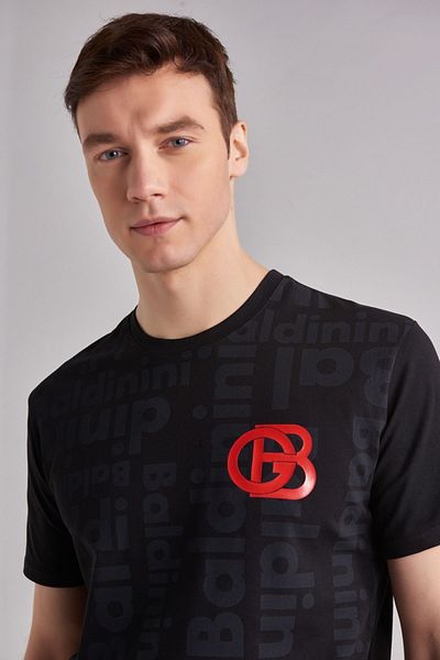 Baldinini Crew Neck Logo Men's T-shirt
