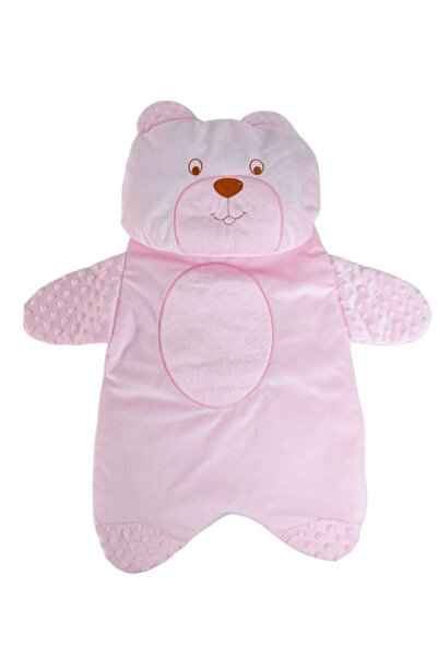 Cicilex فتحة سفلية باللون الوردي من Jojovu Baby Girl مع دمية دب