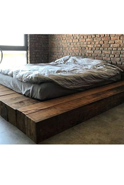 htwoodstore Doğal Kütük Yatak