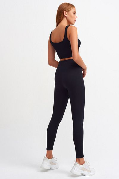 TSM collection Jambiere tricotate cu nervuri cu talie înaltă