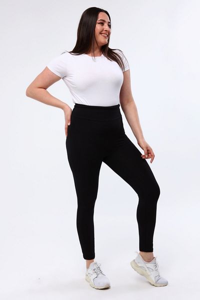 Curvy Trend Colanți cu talie adunată - Mărime Plus