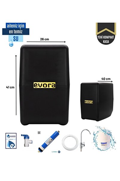 Evora Vontron Membranlı 5aşamalı 10lt Kapalı Kasa Pompasız Su Arıtma Cihazı