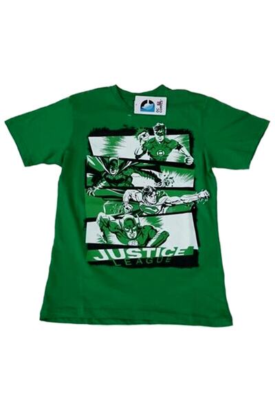 Justice League Justice Leage Lisanslı Yeshil Tshirt