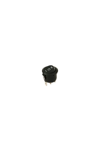 End Round Non-Lighted Switch 1-0-2