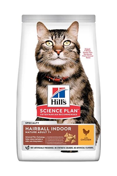 Hill's SCIENCE PLAN Tüy Yumağı Önleyici Mükemmel Tüyler için Tavuklu Yetişkin...