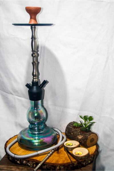 CevherTicaret Büyük Boy Çelik Paslanmaz Nargile Takımı