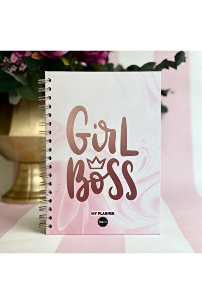 Adil Baba Girl Boss Tasarımlı Konsept Ajanda 55 Haftalık Planlayıcı