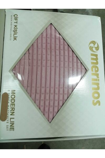 Merinos Modern Line 3 Parça Battaniye Yatak Örtüsü