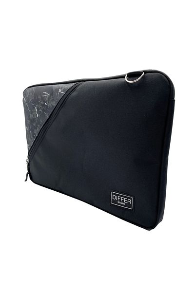 Differ Studio 13-14'' Inch Black-marble Pattern Waterproof/hanging/laptop/macbook/notebook/case/bag