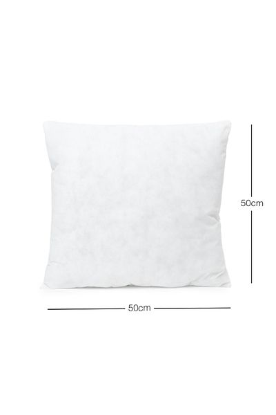 Ocean Home Textile Μαξιλάρι 50x50 Σιλικόνης Ριχτάρι Εσωτερικό Μαξιλάρι 350 γρ