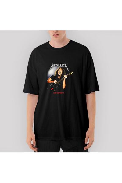 Z zepplin تي شيرت ميتاليكا كيرك هاميت أسود كبير الحجم