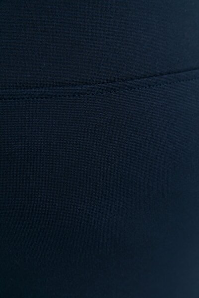 Trendyol Curve Sötétkék kötött harisnyanadrág TBBSS22TA0021