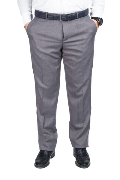 wontilotte Men's A gray Dream Cotton Polyviscon Fabric Trousers