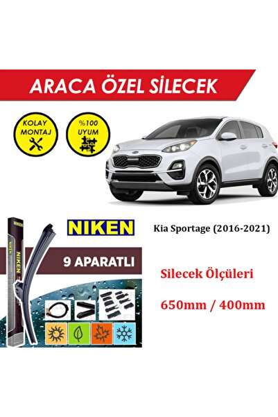 MeyZone Kia Sportage Ön Cam Silecek Takımı (2016-2021)