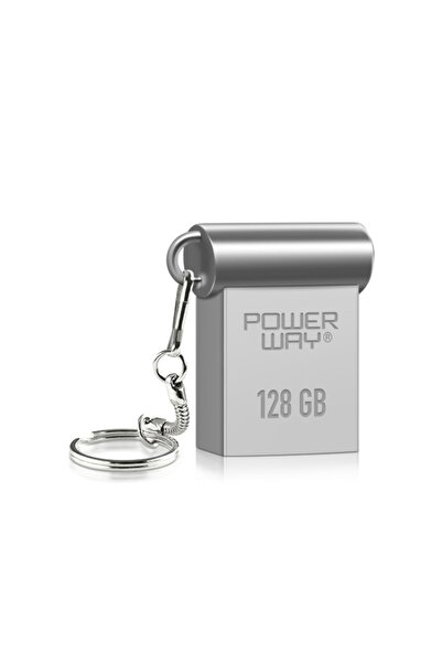 POWERWAY Mini 128 Gb Metal Mini Usb Flash Bellek Usb 3.0 Yüksek Hızlı