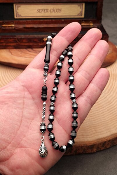 OTTOTESBİH Gift for Lover, Father's Day Gift, Embroidered Kuka Rosary