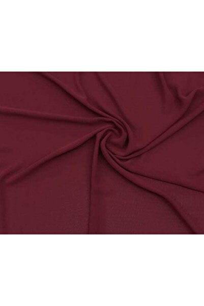 Yeşimm Kumaş Bordo Multi Şifon Kumaş