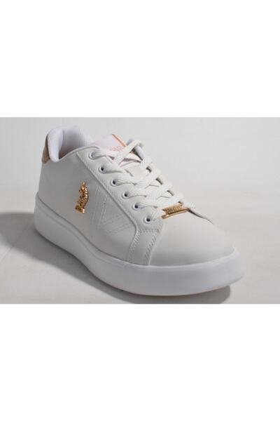 U.S POLO حذاء رياضي نسائي أبيض من US POLO Assn Exxy - موديل جديد 985448