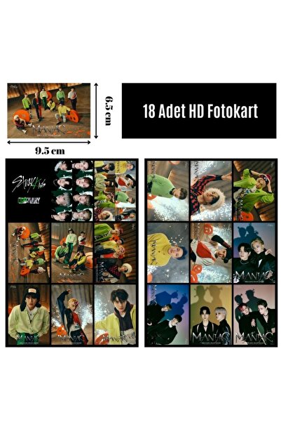Kpop Dünyasi Stray Kıds '' Oddinary '' Fotokart Seti 2