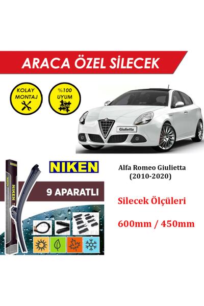 MeyZone Alfa Romeo Giulietta Ön Cam Silecek Takımı (2010-2020)