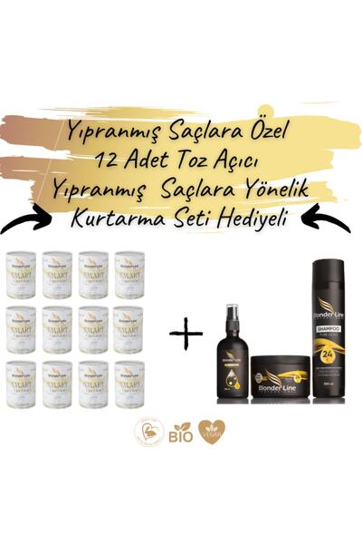 Blonder Line Yıpranmış Ve Işlem Görmüş Tüm Saçlar Için Argan Yağlı Akıllı Toz...