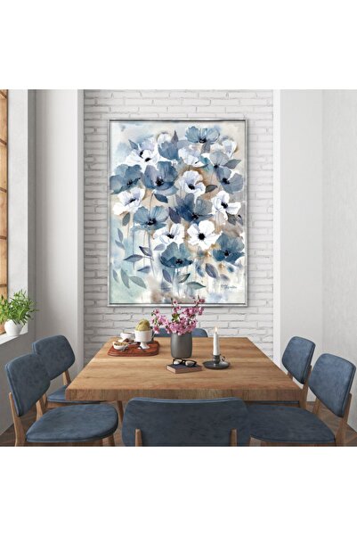 TAVOLO ARTE Çerçeveli Soyut Yağlıboya Dokulu Tablo