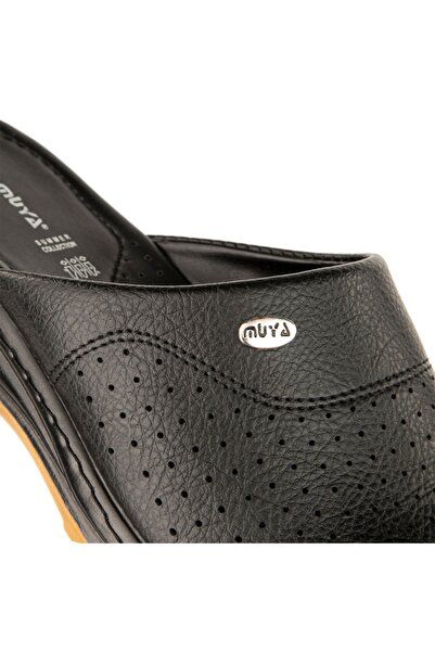 Muya Orthopedix Sabo Çok Amaçlı Kaymaz Tabanlı Siyah Erkek Terlik 31320