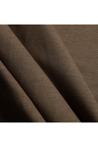 benimol Çikolata Dokuma Kadife Şönil Döşemelik Düz Renk Kumaş