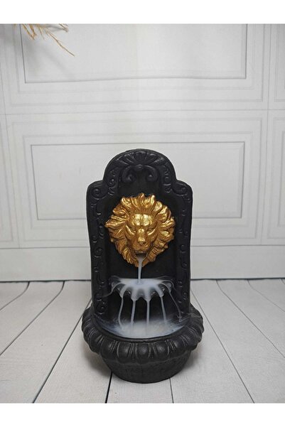 biomaxi plus Tütsülük Ters Akışlı Aslanlı Polyester ve El Boyamas 17 x 10 cm