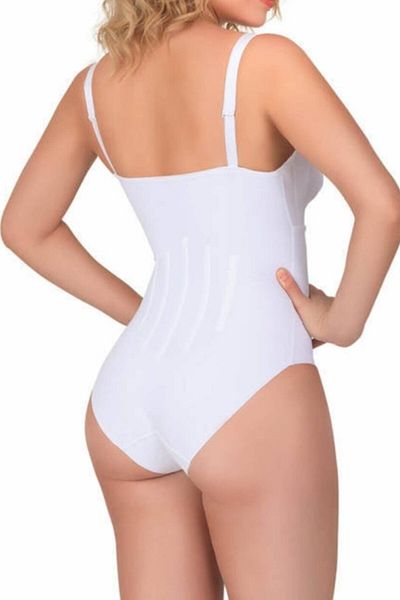 Emay Laser Body Corset with White Back Support and Postpartum Breastfeeding Features