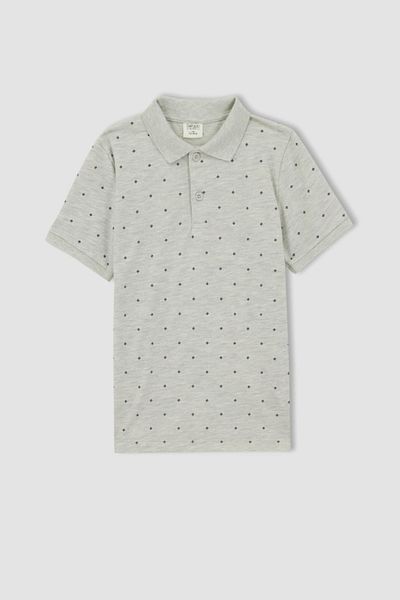 DeFacto Chlapecké polo triko z Pique Fabric s krátkým rukávem