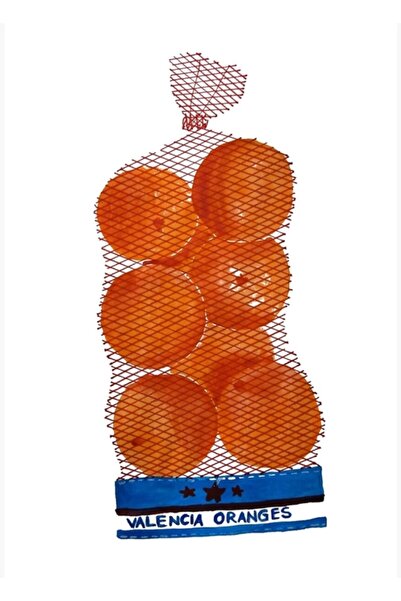 Universal Mrežni stol Drveni poster Dekorativni Valensijanski pomorandi