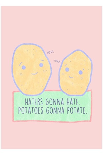 Universal Πατάτες τηγανητές Ξύλινη Αφίσα Διακοσμητική