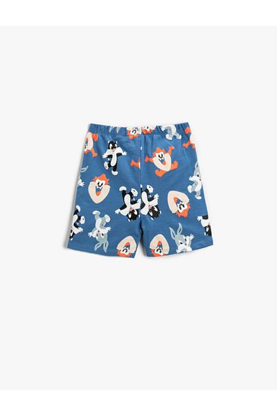 Koton Walt Disney Cartoon Characters Printed Licensed Shorts Cotton