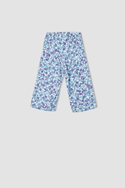 DeFacto Kız Çocuk Culotte Fit Geniş Paça Pantolon