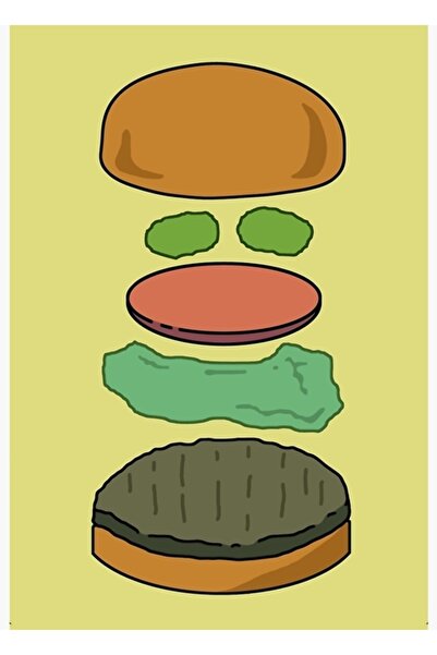 Universal Burger Hamburger Salată verde Roșii Mâncare Mâncare Umor Năstrușnic...