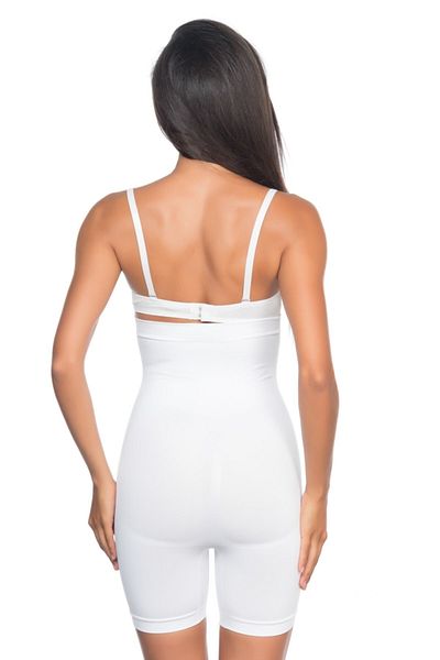 Emay Women's White Maternity High Waist Short Leg Boxer Corset