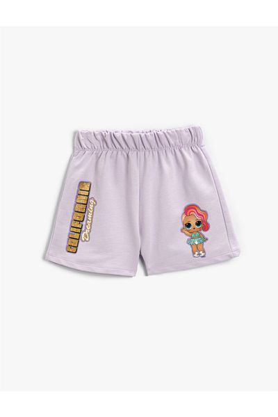 Koton Pantaloni scurți din bumbac cu licență Lol Surprise Omg