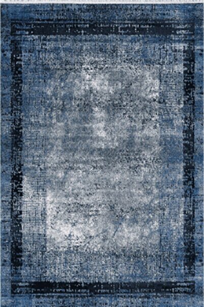 Royal Halı Babil Bx09c Koyu Mavi Vintage Desen Halı
