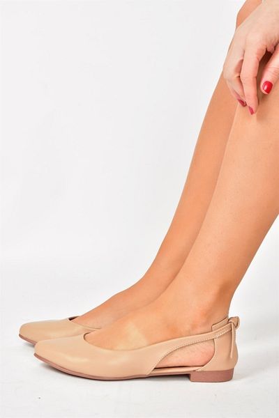 Fox Shoes حذاء باليرينا نسائي باللون البني H726324009