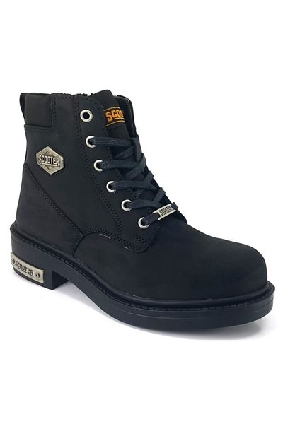 Scooter Γυναικείες 5121 Daily Μαύρες Μπότες Nubuck