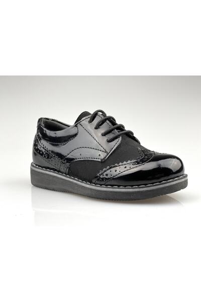 JOJO KIDS Pantofi clasici ortopedici pentru copii, pantofi de școală, pantofi de seară, talpă anti-alunecare, șireturi din cauciuc