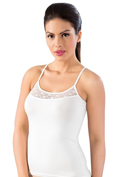 LÜXDRM 3 Pack Economical Bamboo Lace Thin Strap Undershirt