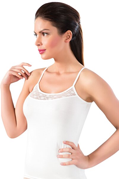 LÜXDRM 3 Pack Economical Bamboo Lace Thin Strap Undershirt